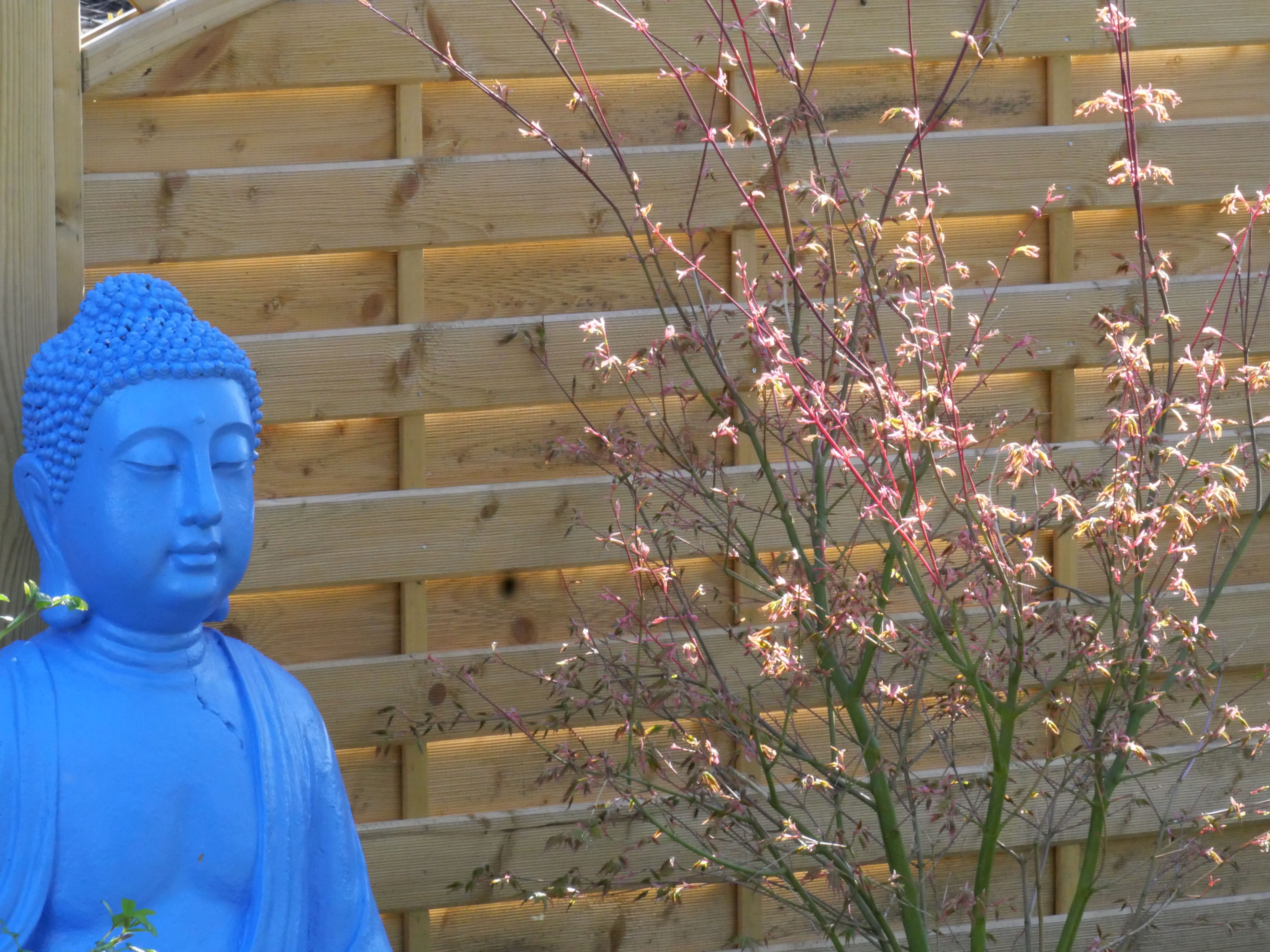 Buddha im Frühling
