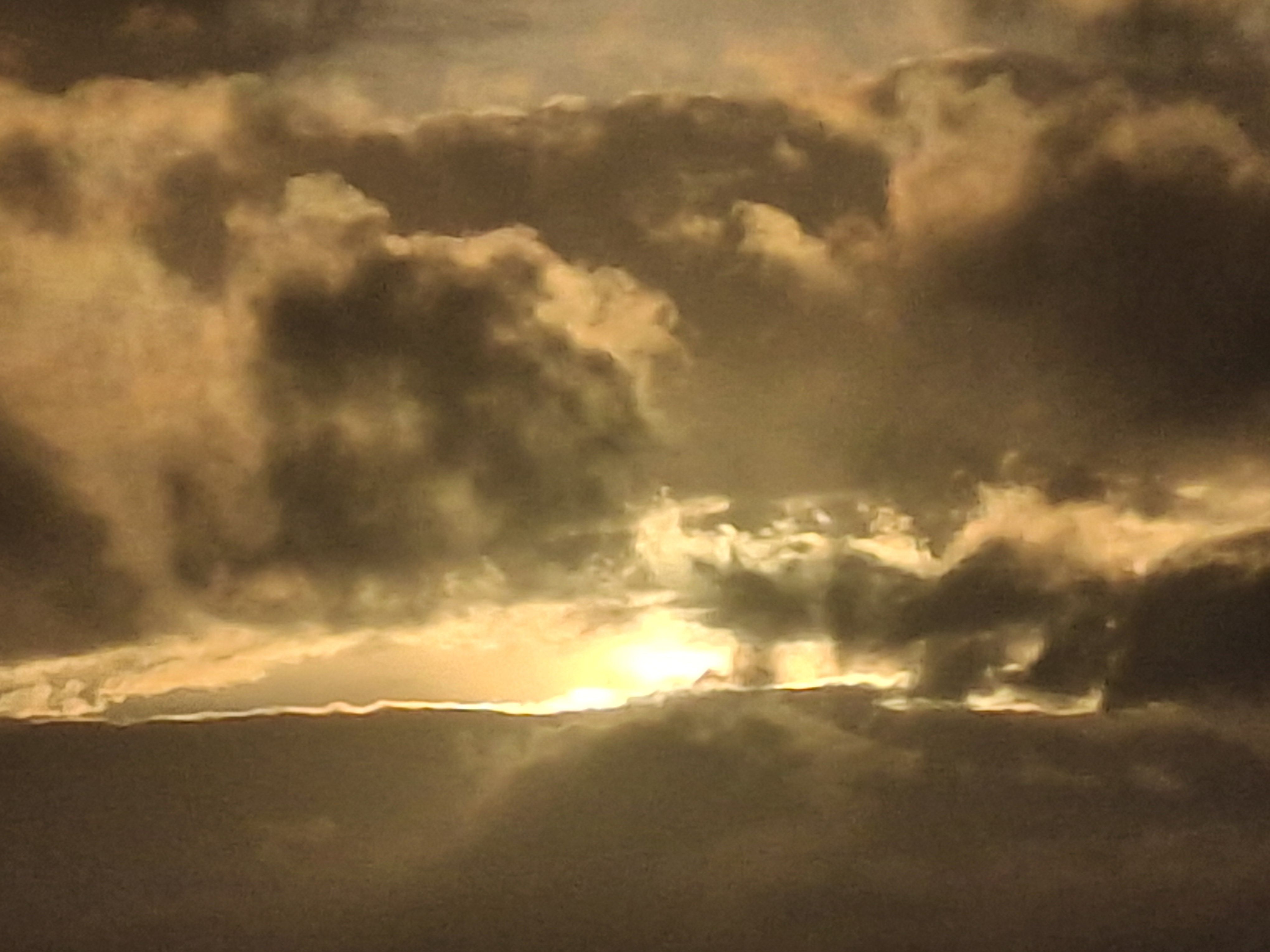 Sonnenuntergang Elbfähre