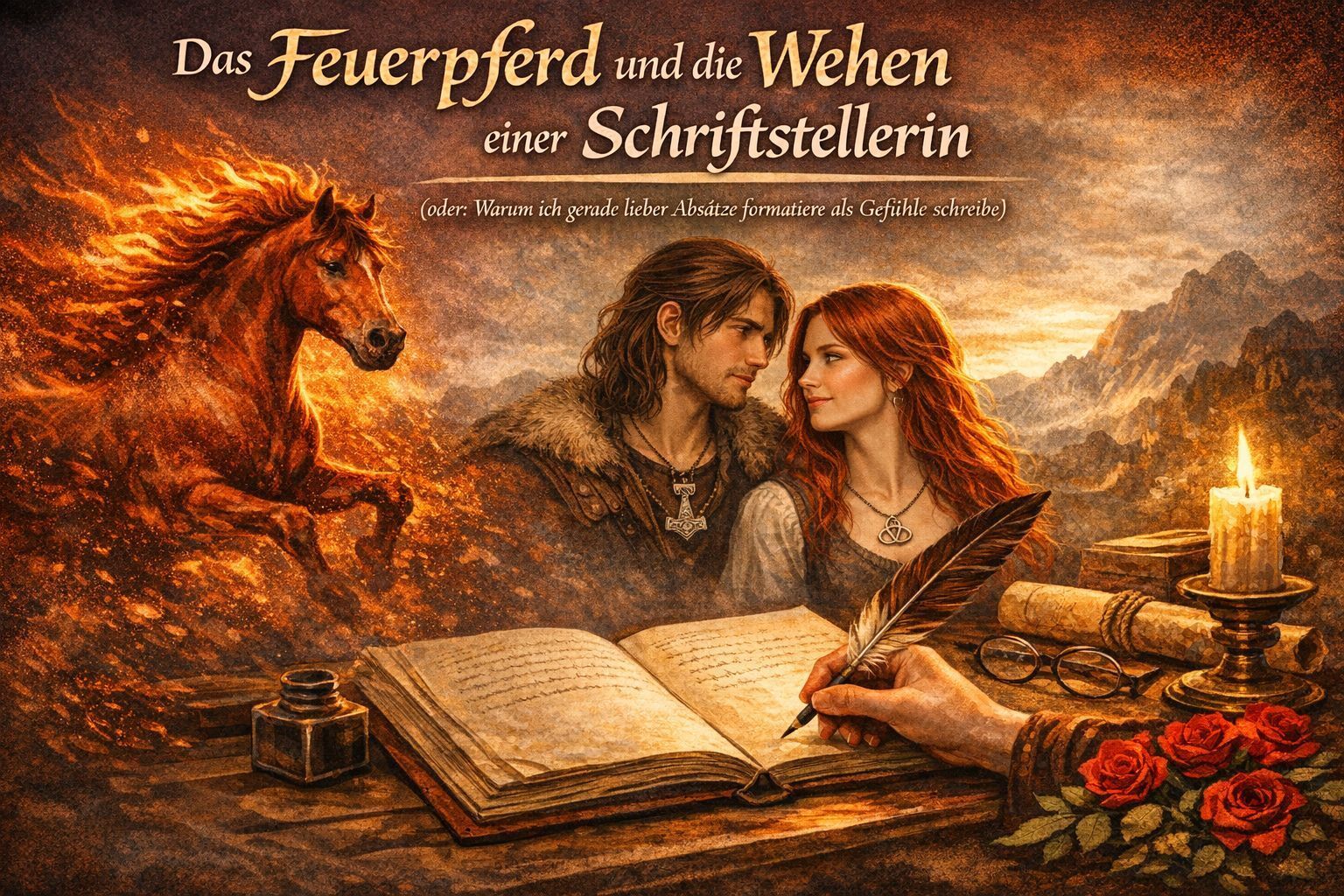 FeuerPferd und die Wehen einer Schriftstellerin